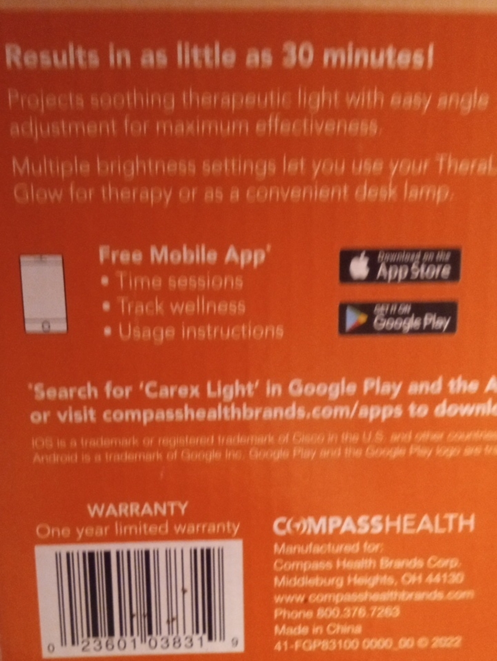 THERA-LITE GLOW MOOD AND ENERGY LIGHT - Picture 9 of 9